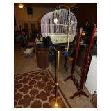 Antique Bird Cage on Stand