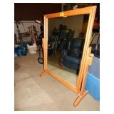 Oak Framed Cheval Floor MIrror