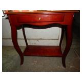 Small Table - Single Drawer - Cherry Finish