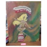 "Smuckers" Acrylic on Canvas - Signed Dick Manlin