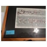 Cranes - Framed and signed Photo