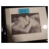Framed Nude Art Photography - Signed R. Manlin