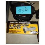 Central Pneumatic 3" Air Cutter & Hand Sander Lot