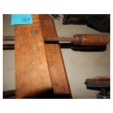 2 Large Wood Adjustable Clamps