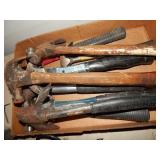 8 Claw Hammers & 1 Hatchet