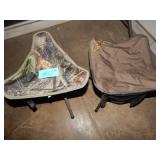 2 Folding Camping Stools - Cabellas