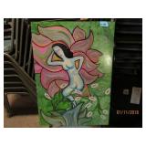 LADY IN FLOWERS ACRYLIC