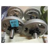 STEEL DUMB BELLS SET