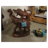 Elephant w/Lion on Back -  Beautiful