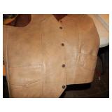 UNIK Leather Vest Size 44