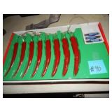 Musical Chili Pepper String Lights -  NIB