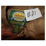 Cabellas Goose Down Pants Med/Reg