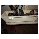 30" Planter Box & 8 Solar Lights w/Stakes