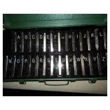 Letter Punch Set