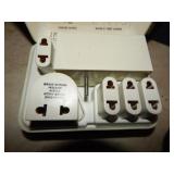 Dual Wattage International Converter Adapter Set