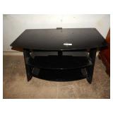 3 Tier Glass Shelf TV Stand 38" W 20"D