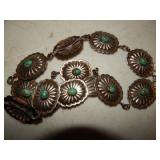 Sterling & Turquoise Belt & Mouse Pad Lot