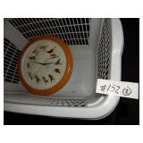Laundry Basket & Bird Clock