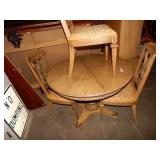 Round Table & 3 Chairs