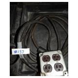Heavy Extension Cord w/4 Outlet Box