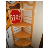 Wood Corner Shelf