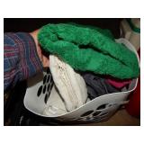 Laundry Basket Full of Towels