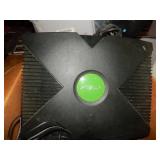 X-Box Console, 2 Games, Misc Cords, Etc