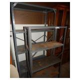 2 Metal Shelf Units