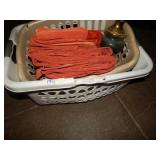 3 Laundry Baskets, Curtains and Lamp