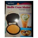 Rival Waffle Cone Maker - Still New In Box