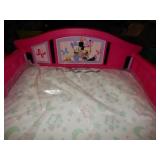 Pink Disney Toddler Bed w/New Mattress