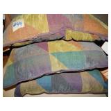 3 Multicolor Throw Pillows