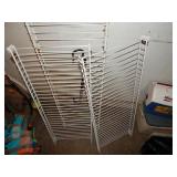 3 Pieces White Wire Shelving