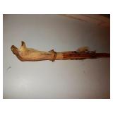 Turtle Head Walking Stick Native American Design