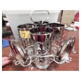 Mid Century Kimiko Guardian Silver Knight Bar Set