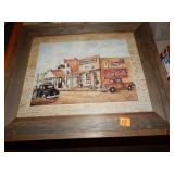 Coca Cola Picture In Rustic Frame