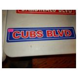 Cubs Blvd. Sign
