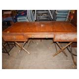 Mahogany Leather Top Writing Desk