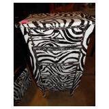 Zebra Design Bombay Style Chest
