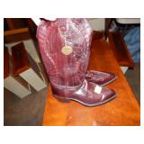 Mens J. Chisolm Western Boots Sz. 9.5