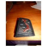 Vietnam Tri-Fold Wallet Elephant Leather