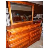 Large Dresser & Mirror - Matches Bed Listed