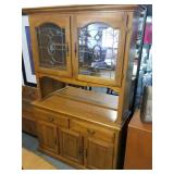 Oak China Cabinet  *PICKUP AT JCA FLEA MKT*