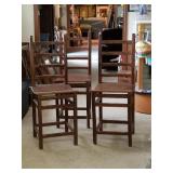Set of 3 Reclaimed Wood Barstools *P/U @ Flea Mkt*