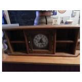 Wall Shelf Clock w/Barn Scene
