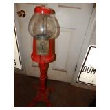 Gum - Candy Machine On Cast Aluminum Base