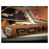 Old Road Maps & Box of Misc. Collectible Items