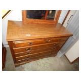 3 Drawer Dresser & Mirror.