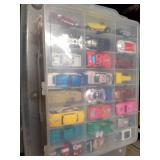 Lot of Hot Wheels / Matchbox Cars In Carrying Case