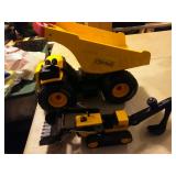 Tonka Big Dump Truck & Tonka Backhoe, Tractor